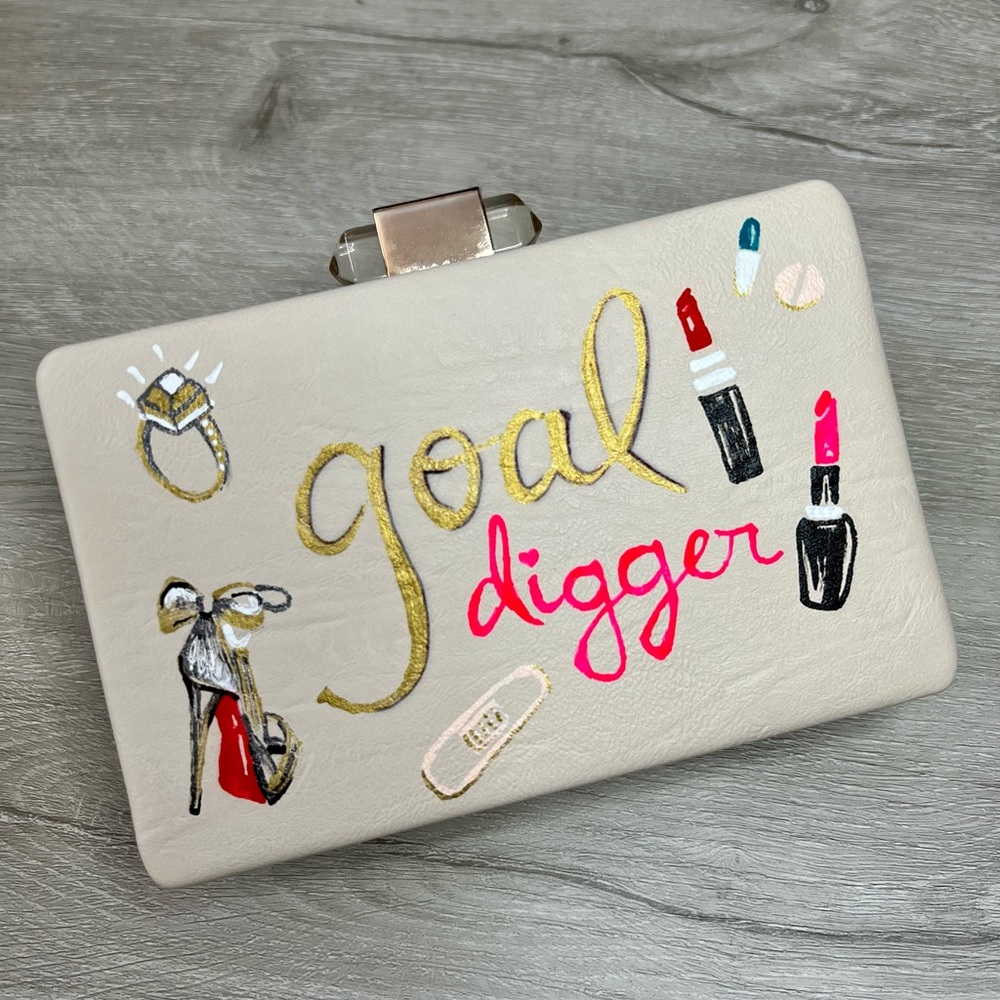 Handpainted statement Clutch